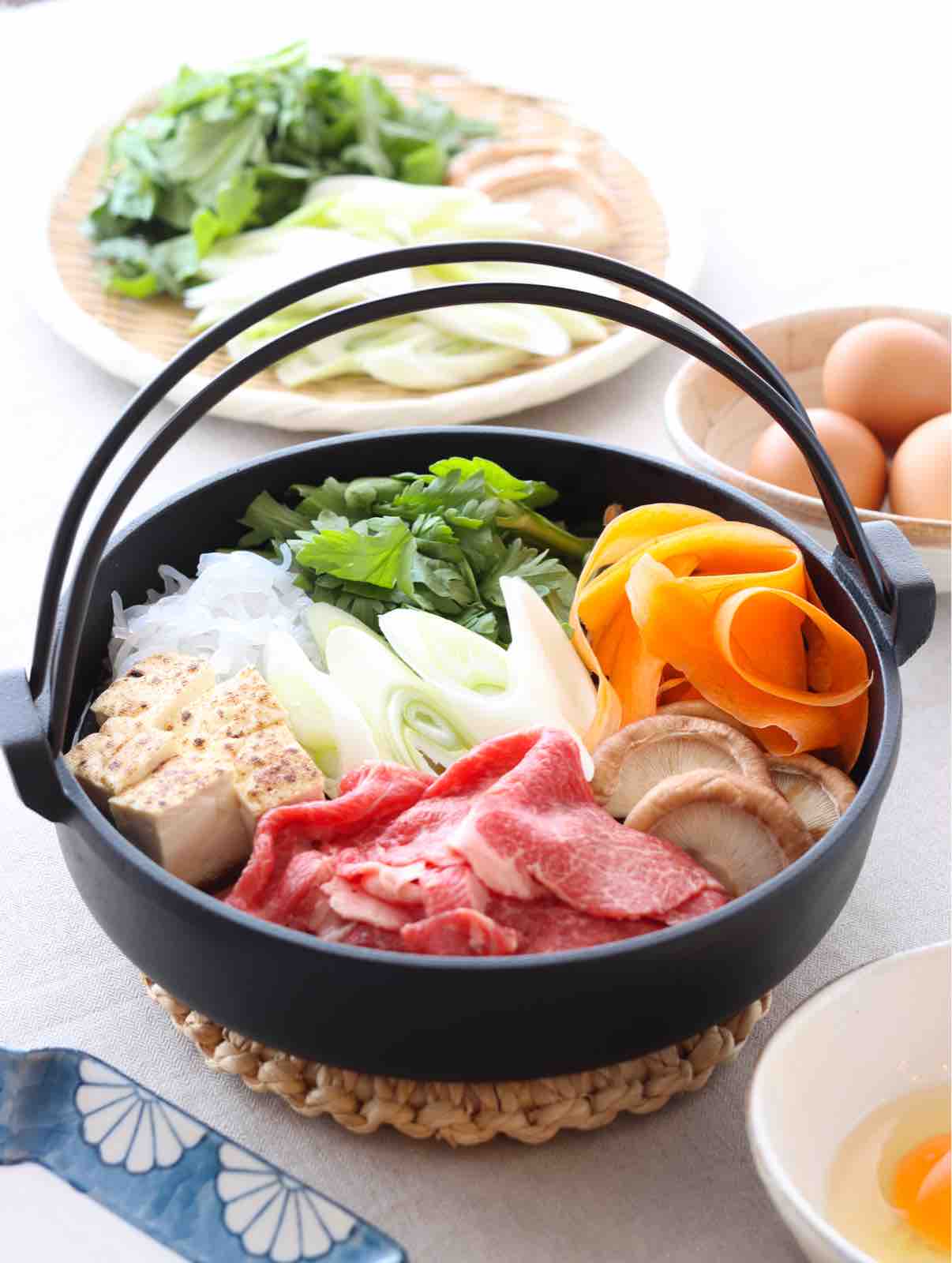 うま味たっぷり♪極上すき焼き【#簡単 #時短 #おもてなし #調味料1つ