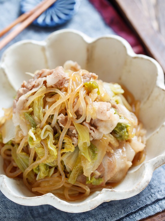 豚バラ白菜すき焼き11