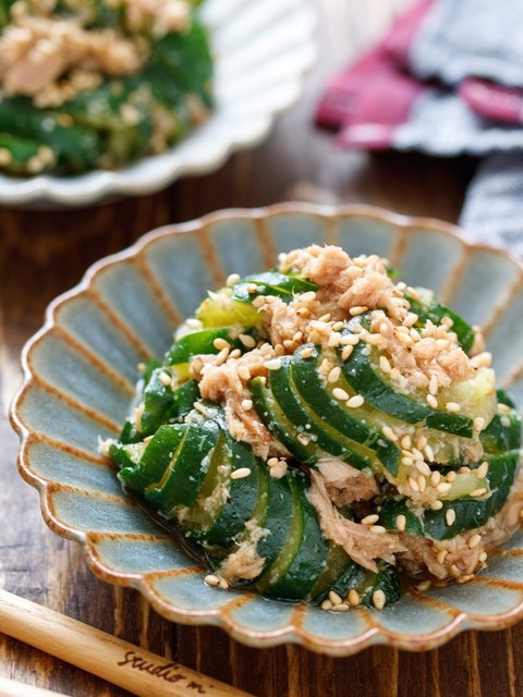 きゅうりとツナの無限サラダ 作り置き やみつき 大量消費 副菜 作り置き スピードおかず De おうちバル Yuu S Stylish Bar Powered By ライブドアブログ