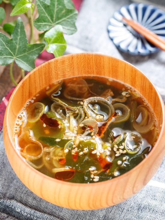 ねぎわかめスープ1