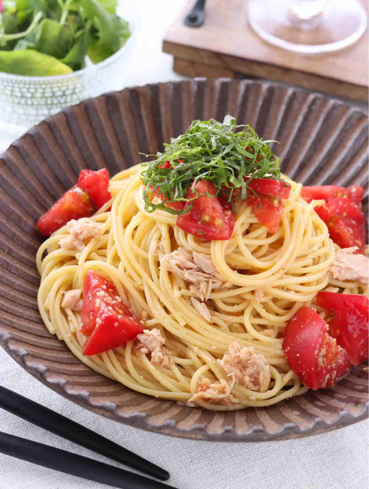 冷 製 パスタ ツナ トマト