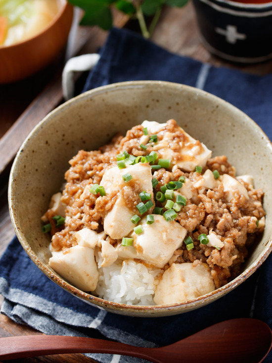 豆腐そぼろ丼1