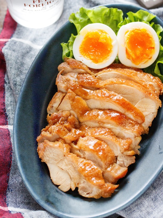 ぽん酢照り焼きチキン9