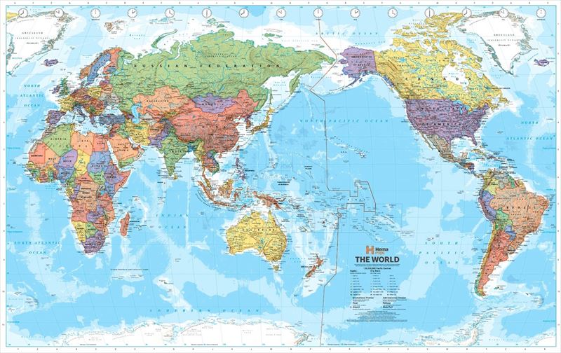 所変われば地図も変わる 各国の 世界地図 リトルトリップ