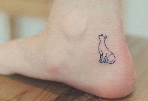 シンプルでかわいい ねこねこタトゥーデザイン リトルトリップ シンプルでかわいい ねこねこタトゥーデザイン リトルトリップ