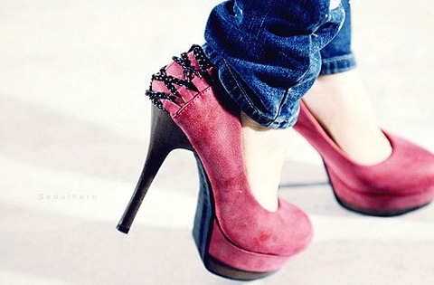 Pink heels 9