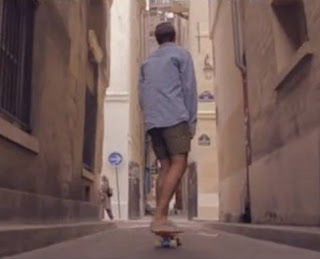 le marais on skateboard