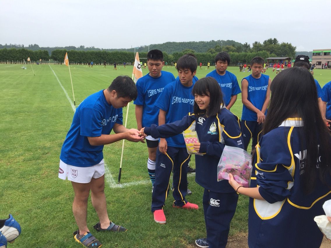 マネージャーからのプレゼント 湧別高校ラグビー部 マネージャーからのプレゼント 湧別高校ラグビー部