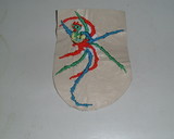 半菊に鳳凰文ワッペン