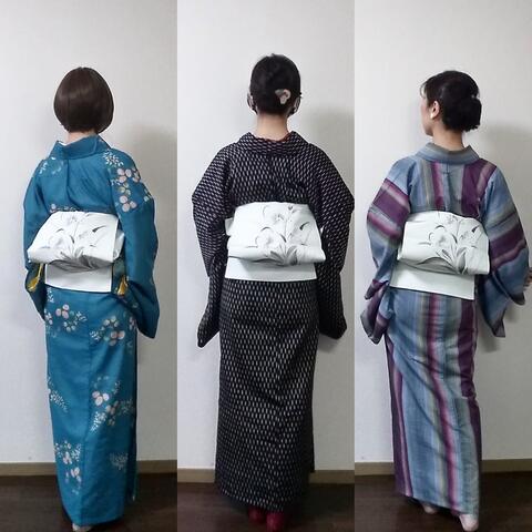 1～3枚目の帯と着物とおまとめ 上級者への術】1枚の着物に7本の帯で変化 TPOで選ぶ - YouTube