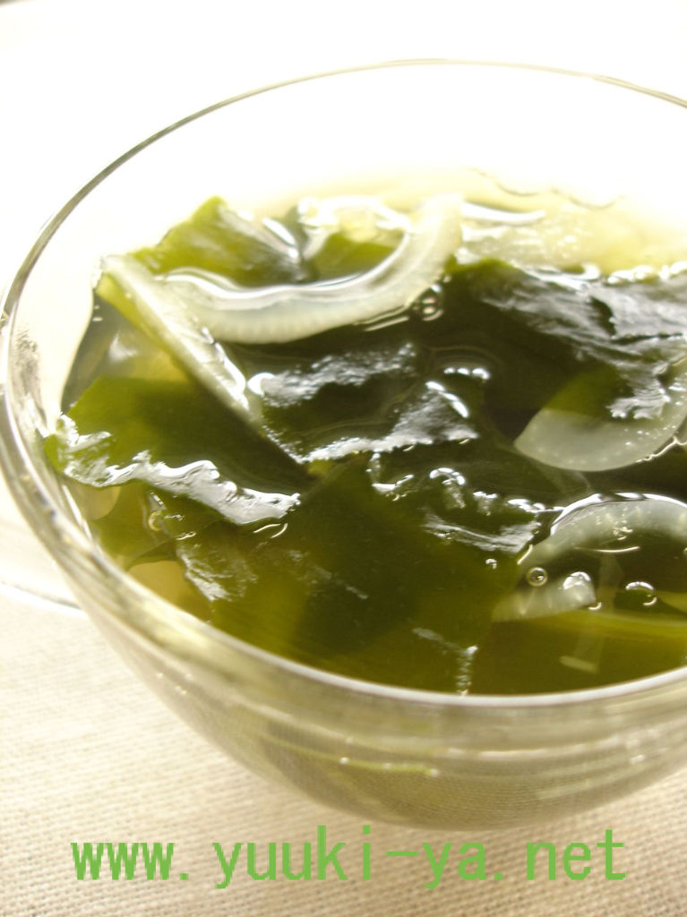 韓国ごはんのお供に 玉ねぎとワカメのスープ レシピ キムチの由季家パラム通信