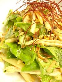 鶏とキムチのサラダ 020
