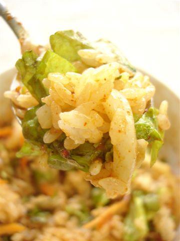 野菜もたっぷり イカフェ丼 レシピ キムチの由季家パラム通信