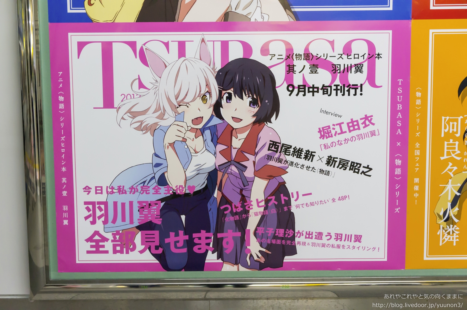 Jr秋葉原駅に掲示された物語シリーズのポスターを撮ってきました あれやこれやと気の向くままに Jr秋葉原駅に掲示された物語シリーズのポスターを撮ってきました あれやこれやと気の向くままに