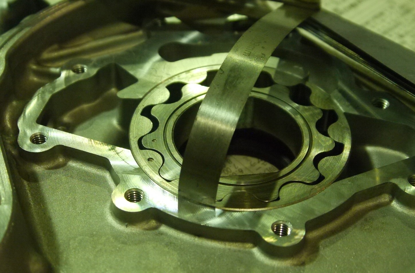 XYZの実験室 SR20DET 012001 オイルポンプクリアランス測定