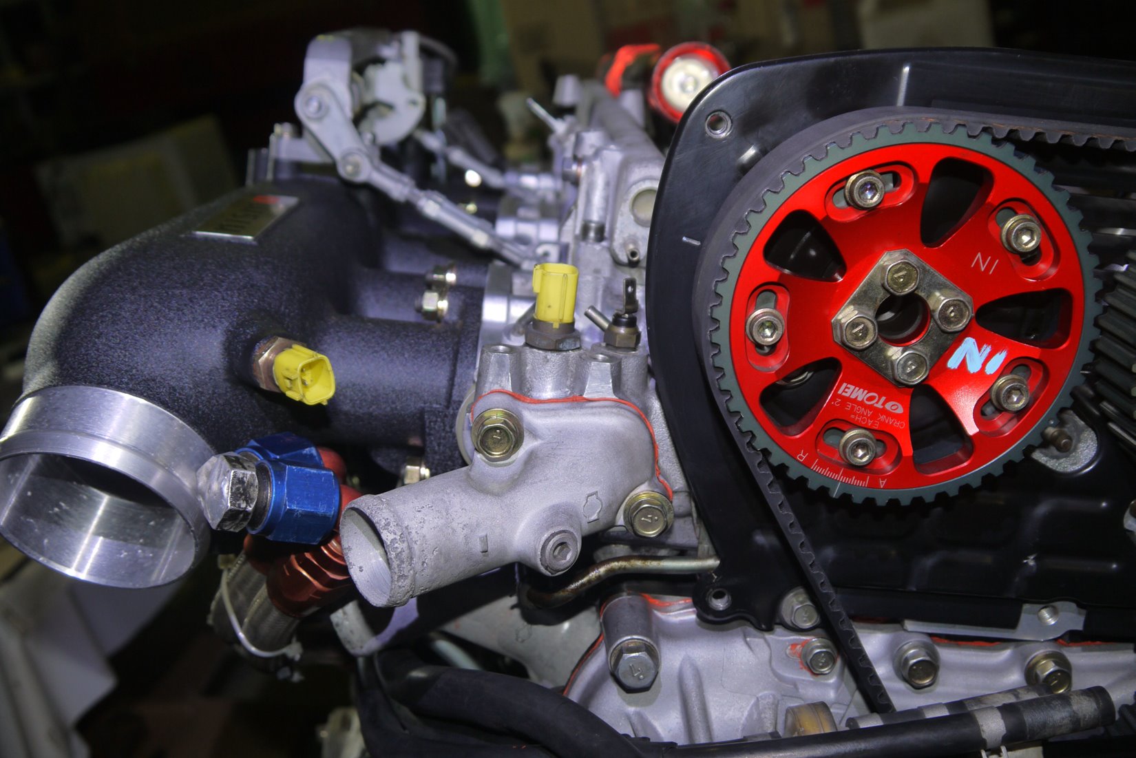 1124-01 WD-M300 BNR32 スロットルリンク・レバー調整その他・取付