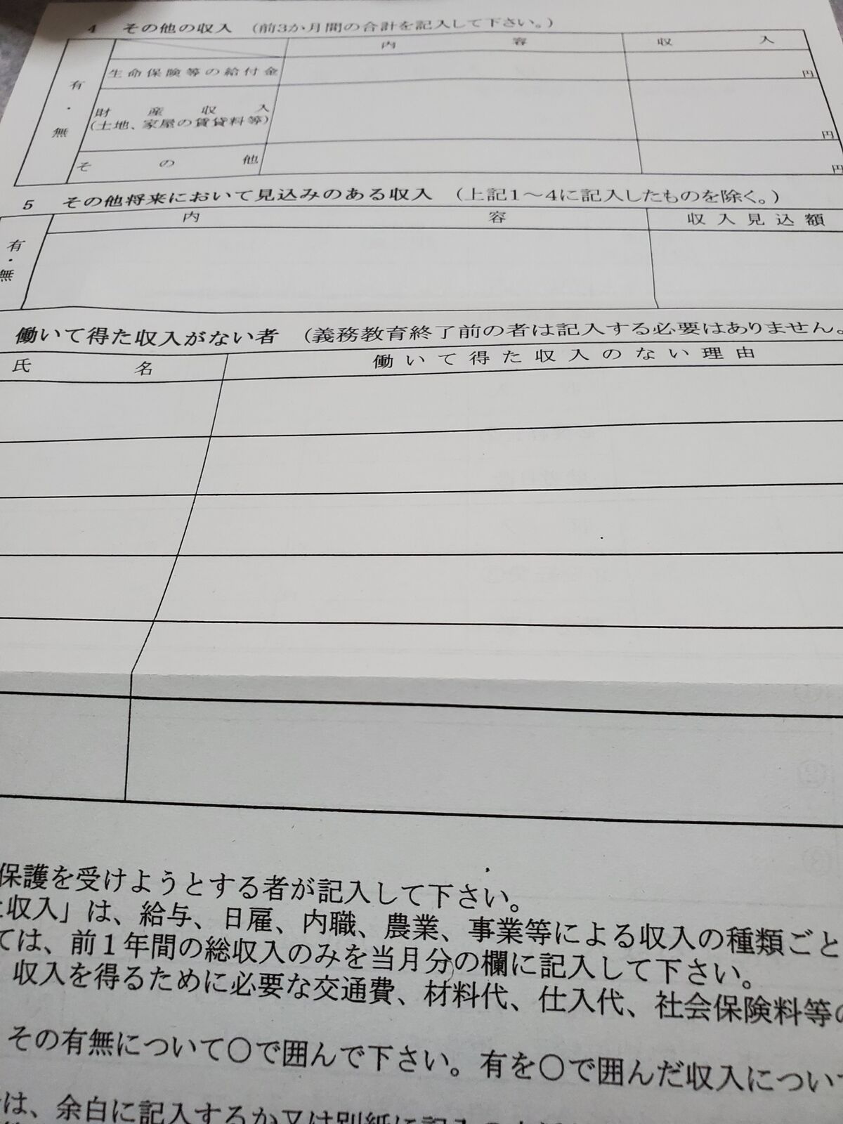 生保 収入申告書 サクラの咲く頃 日常の幸せ 生保 収入申告書 サクラの咲く頃 日常の幸せ