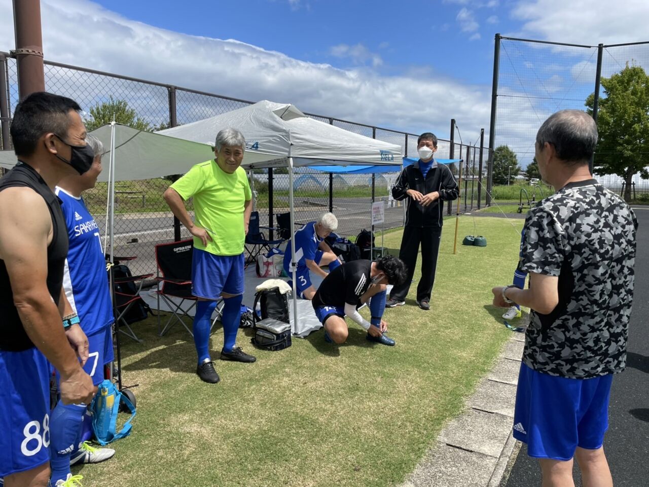 炎天下のおっさんサッカー 岡本日記
