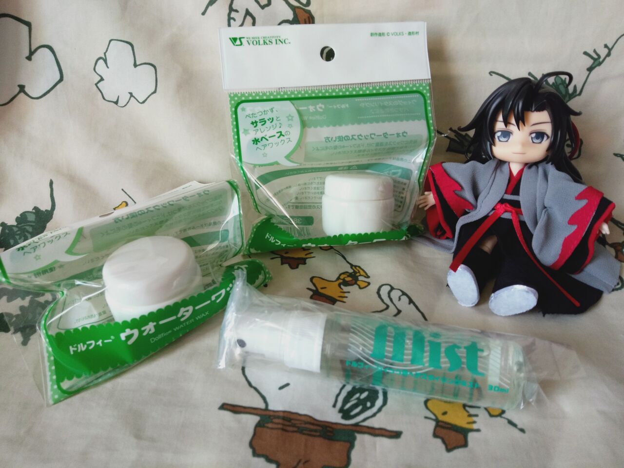 ドールのウィッグをセットしてみる が W マイ ナス