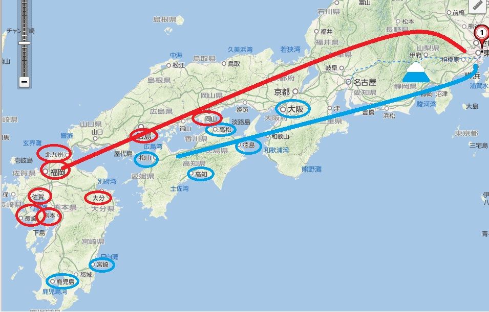 羽田から飛行機で富士山はどちらに見える 景色のよい座席を比較 おっさんの節約 小遣い稼ぎの術
