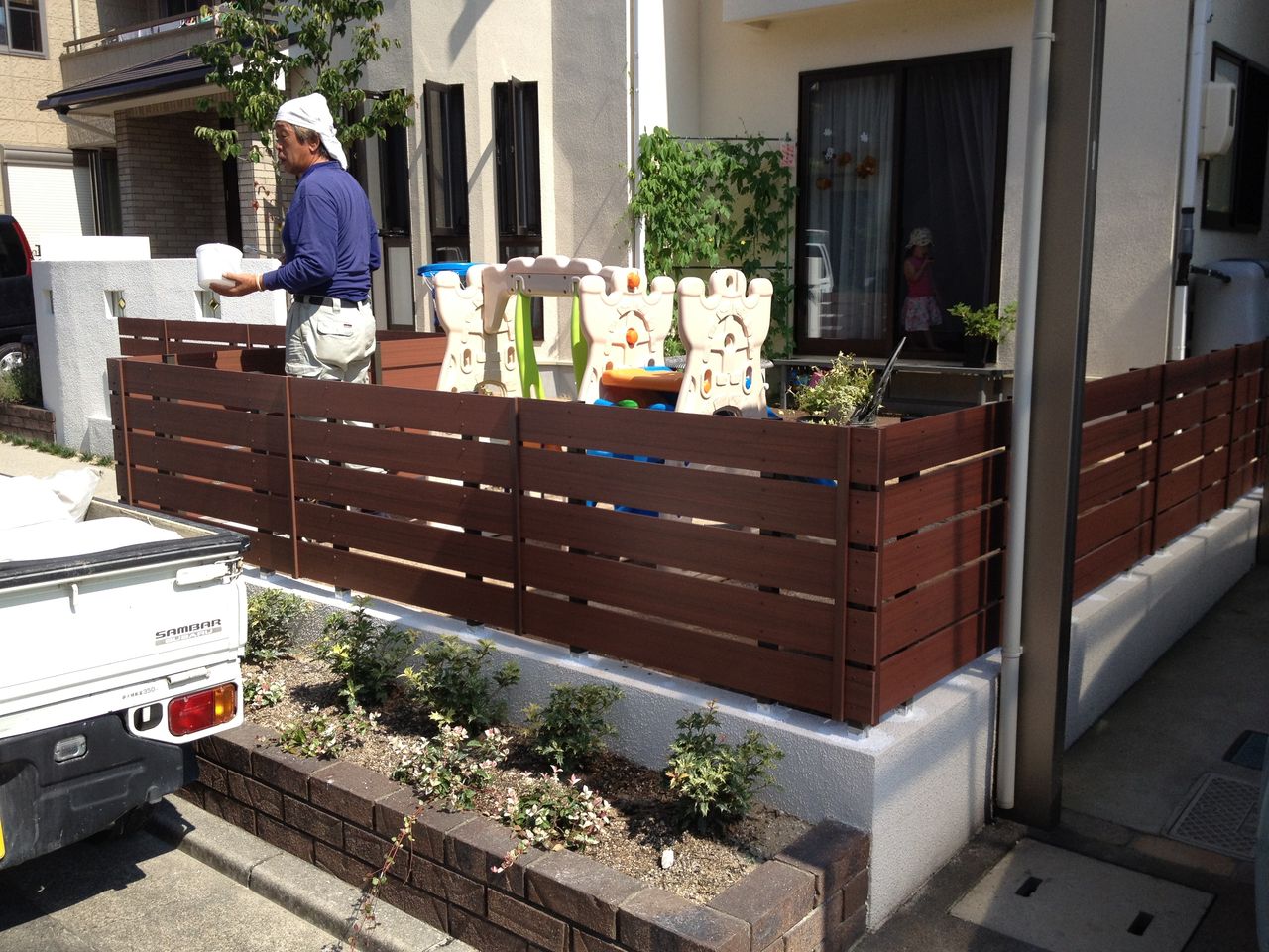 新築戸建の外構 エクステリアの価格１００万円は高いか安いか ヒルトップ広島の小さなガーデン屋さんブログ