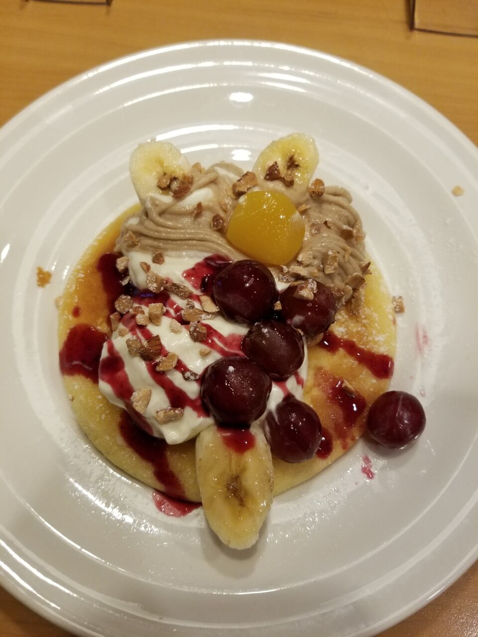 ガストで季節のデザートぶどうとマスカルポーネ マロンクリームのパンケーキを食べる ゆうゆのあれこれ日記