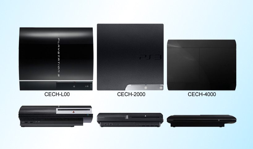 神羅＠ゲーム速報 : PS3の「新型」と「現行型」と「初期型」を比較してみた