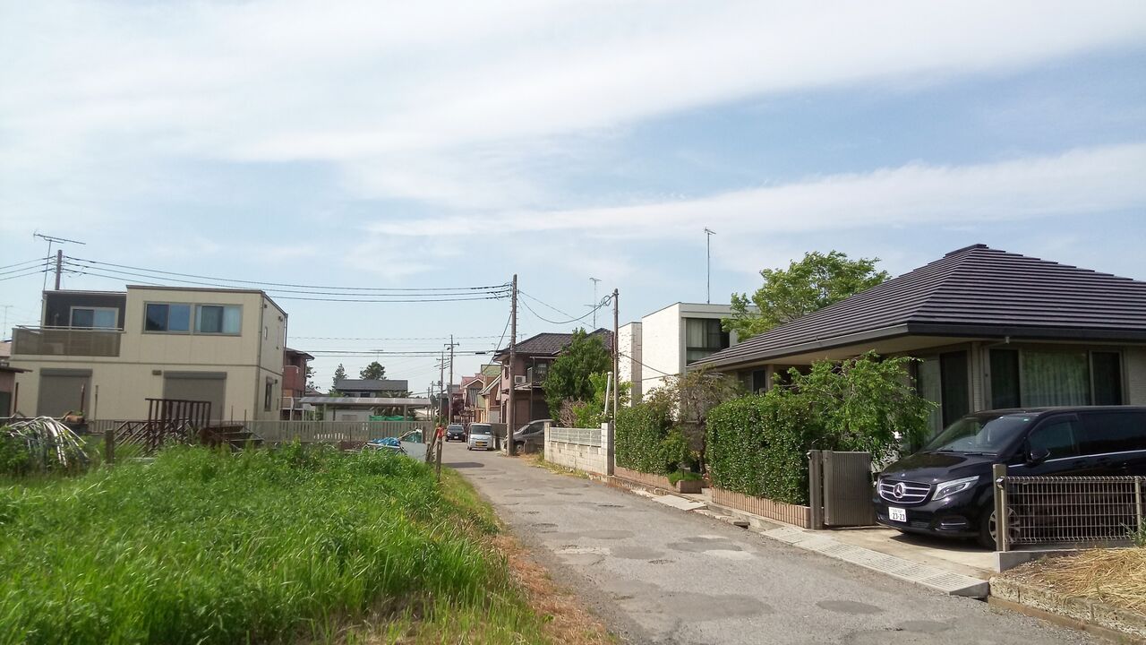 成田市川上・新田　　空港反対闘争の最前線に出現した分譲地