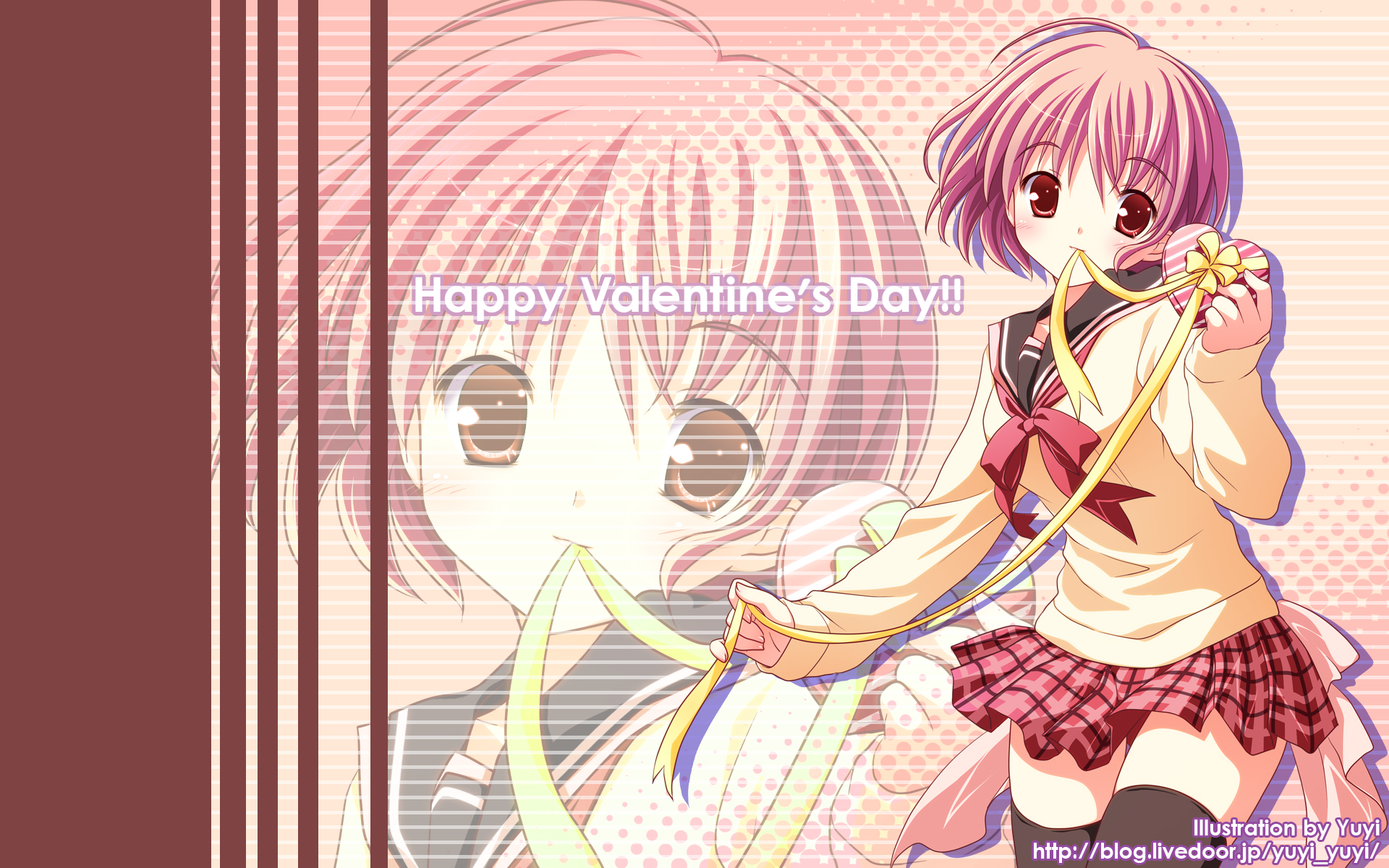 Pc版 バレンタイン壁紙 U ゆいのす ゲーム原画家yuyiのブログ Pc版 バレンタイン壁紙 U ゆいのす ゲーム原画家yuyiのブログ