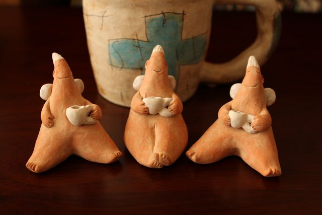作品 テラコッタ立体 吉川裕子 ステキなpiccolo Studioの日々