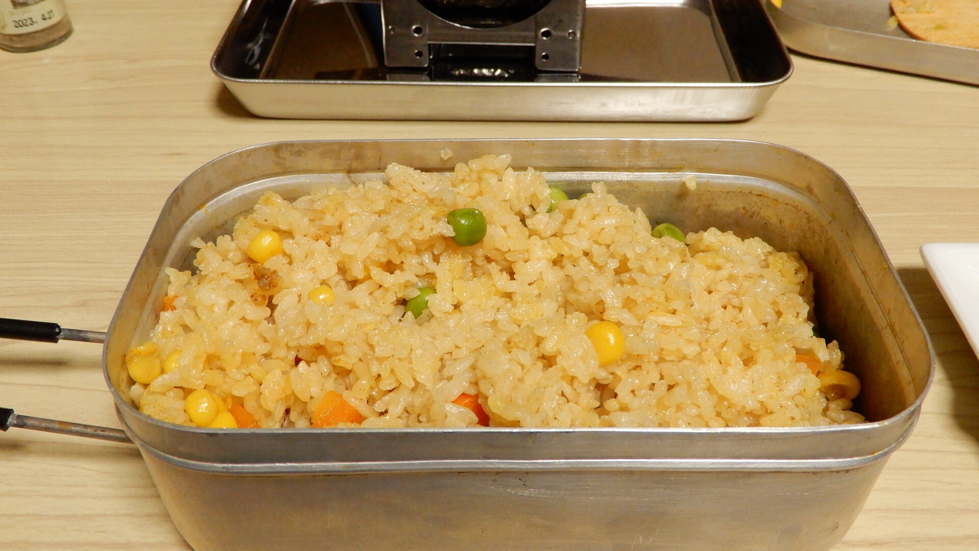 炊き込みカレーピラフ試作 道楽日和 仮