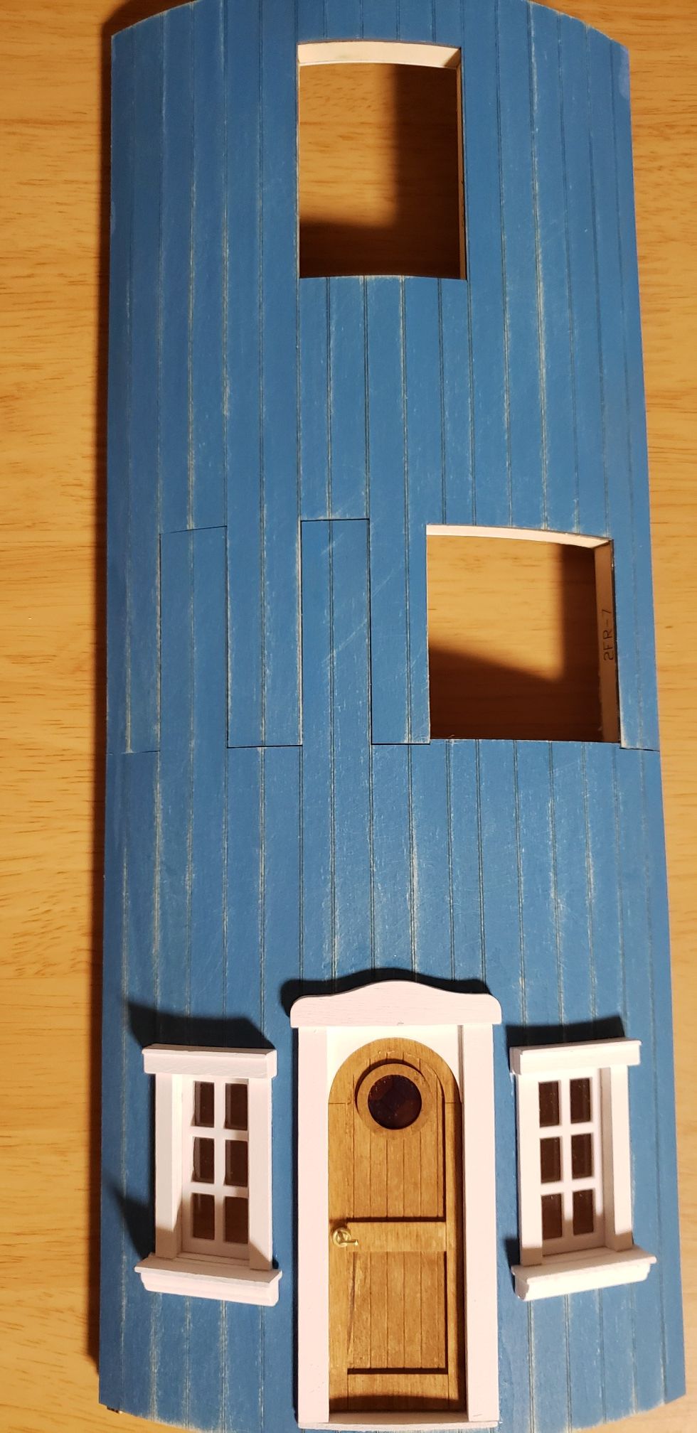 ムーミンハウスをつくる作業 91 92 ゆずめも