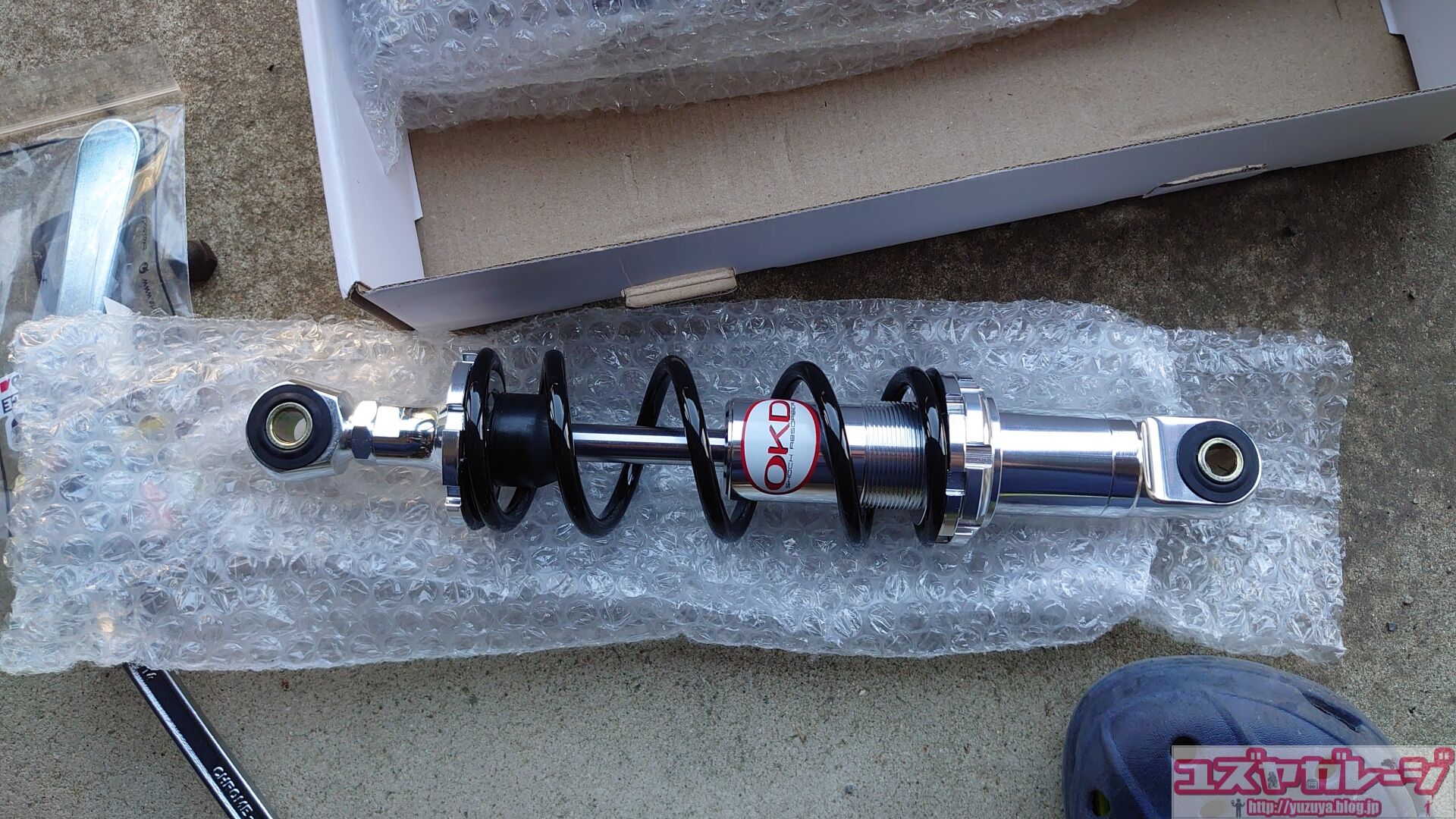 スーパーカブ社外スイングアーム HA02 4cmロング リアショックセット