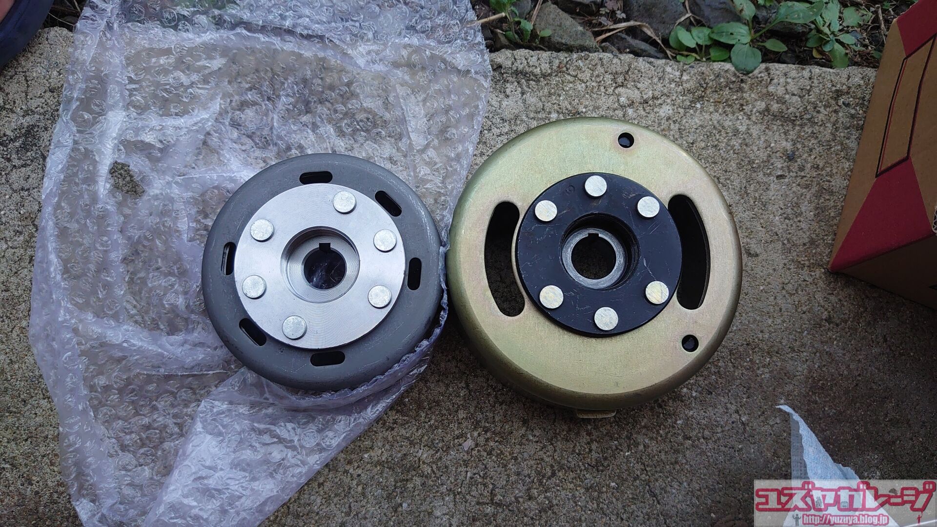 Zongshen w125-g GPX125 モダンワークス軽量ローターに交換 Zongshen w125-g GPX125 モダンワークス軽量ローターに交換