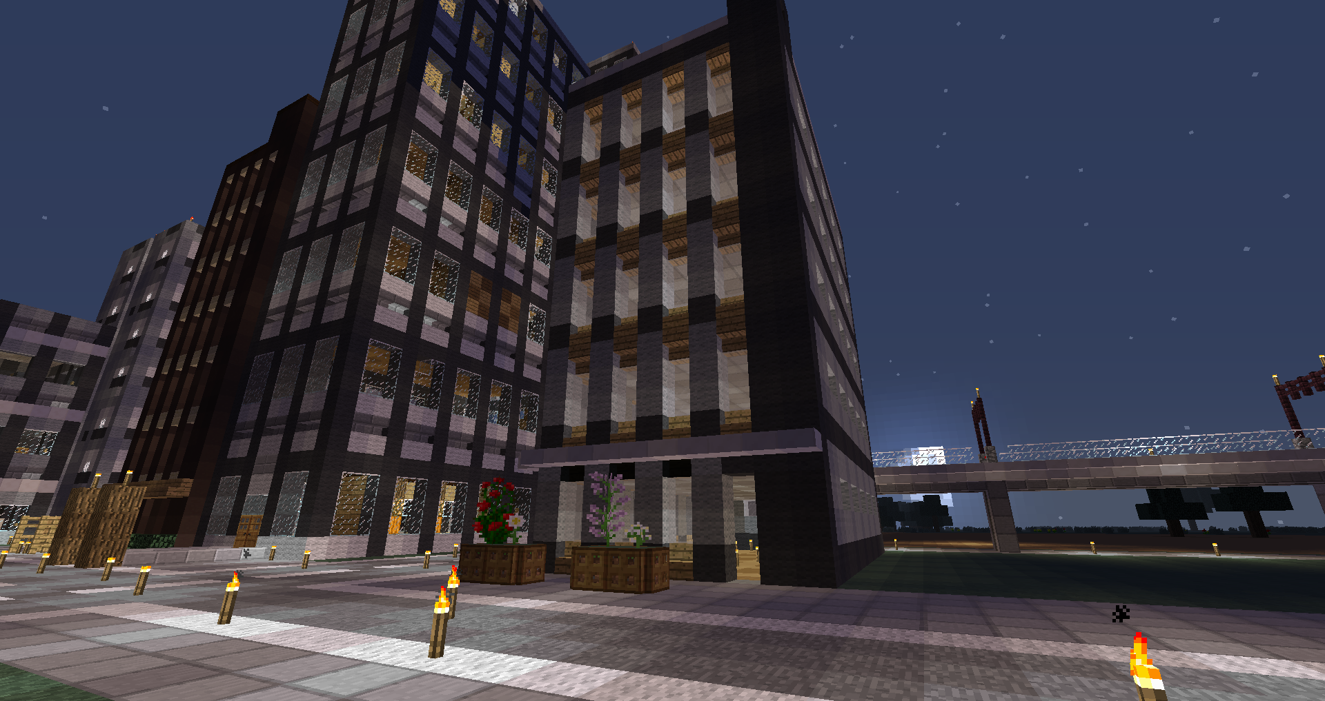 都市開発 雑居ビルのような建物の内装を紹介 都市クラフターによる雑記帳 Minecraft