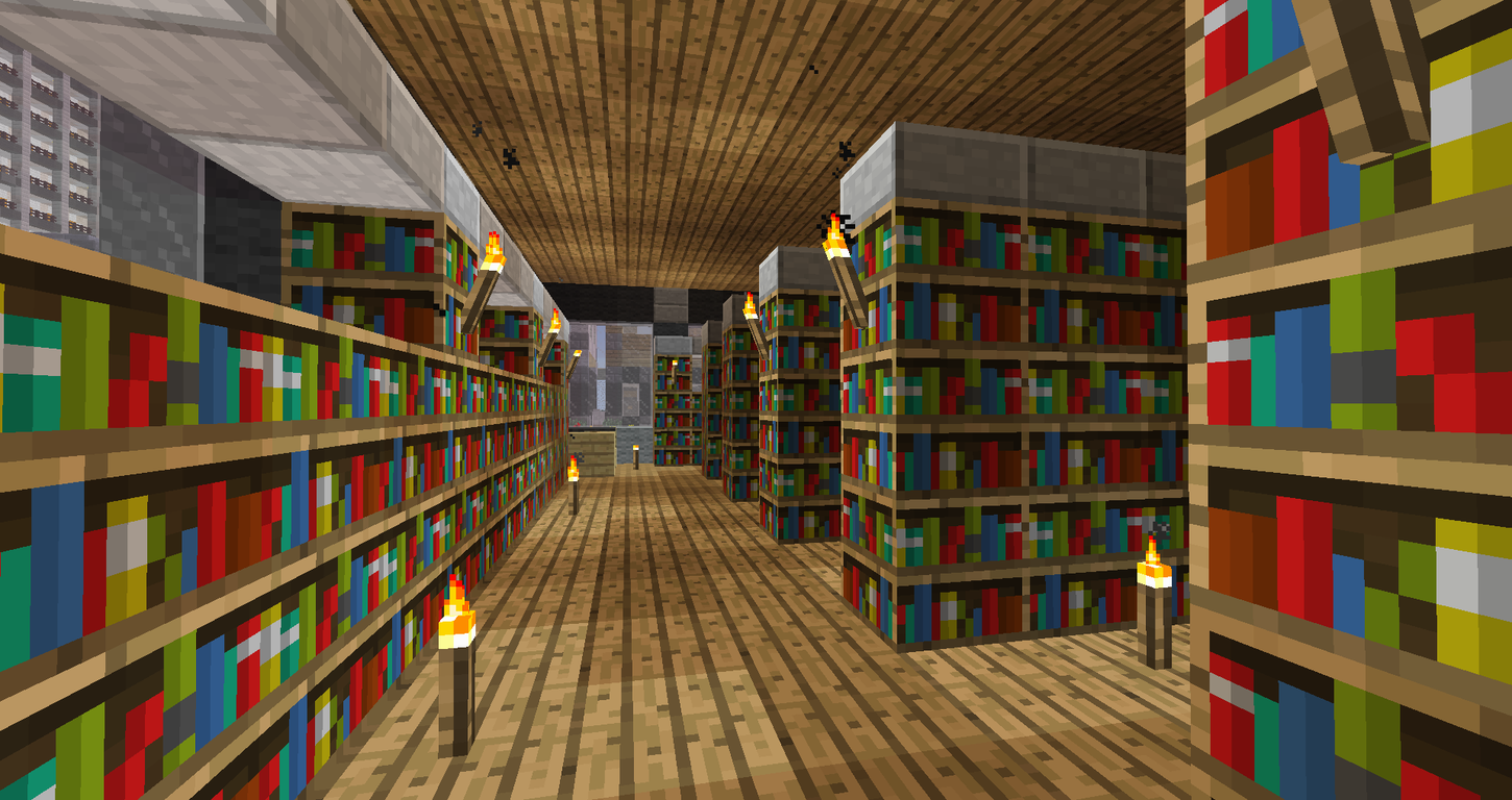 都市開発 図書館とカフェ おしゃれの融合ができました 2 都市クラフターによる雑記帳 Minecraft