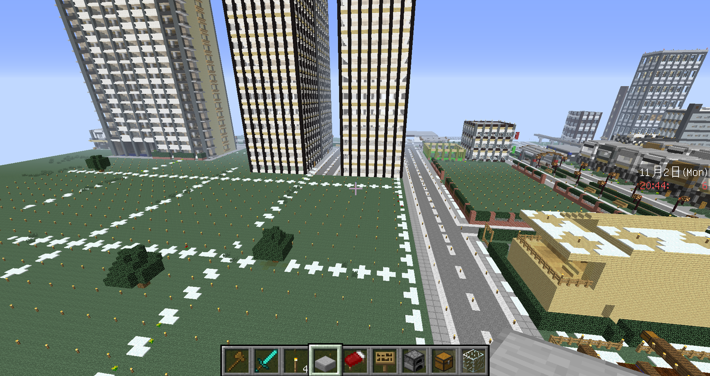 都市開発 久々の都市開発 小さな駅を作るはずが 都市クラフターによる雑記帳 Minecraft