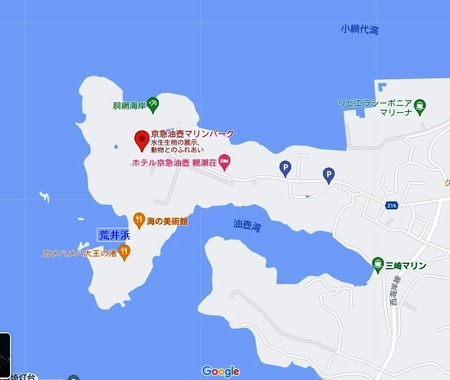 油壺の地図