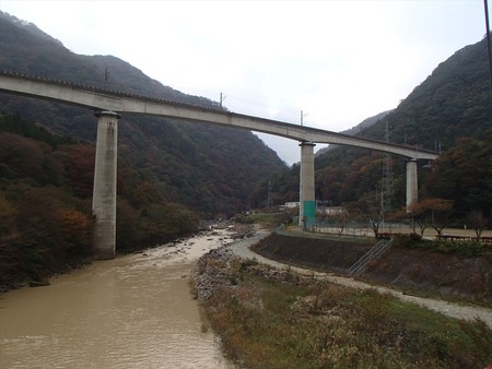 66野岩鉄道の高架橋