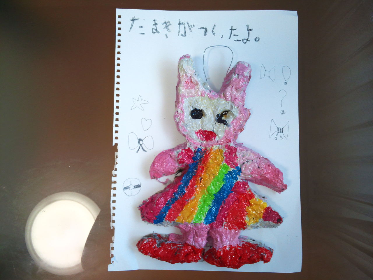 紙粘土の虹色のうさぎさん 2 完成しました Yypapaのひとりごと 旧 紙粘土の虹色のうさぎさん 2 完成しました Yypapaのひとりごと 旧