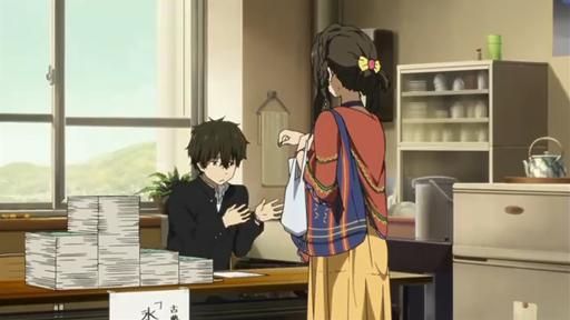 氷菓 第十六話 今日もダラダラ生きましょか 氷菓 第十六話 今日もダラダラ生きましょか