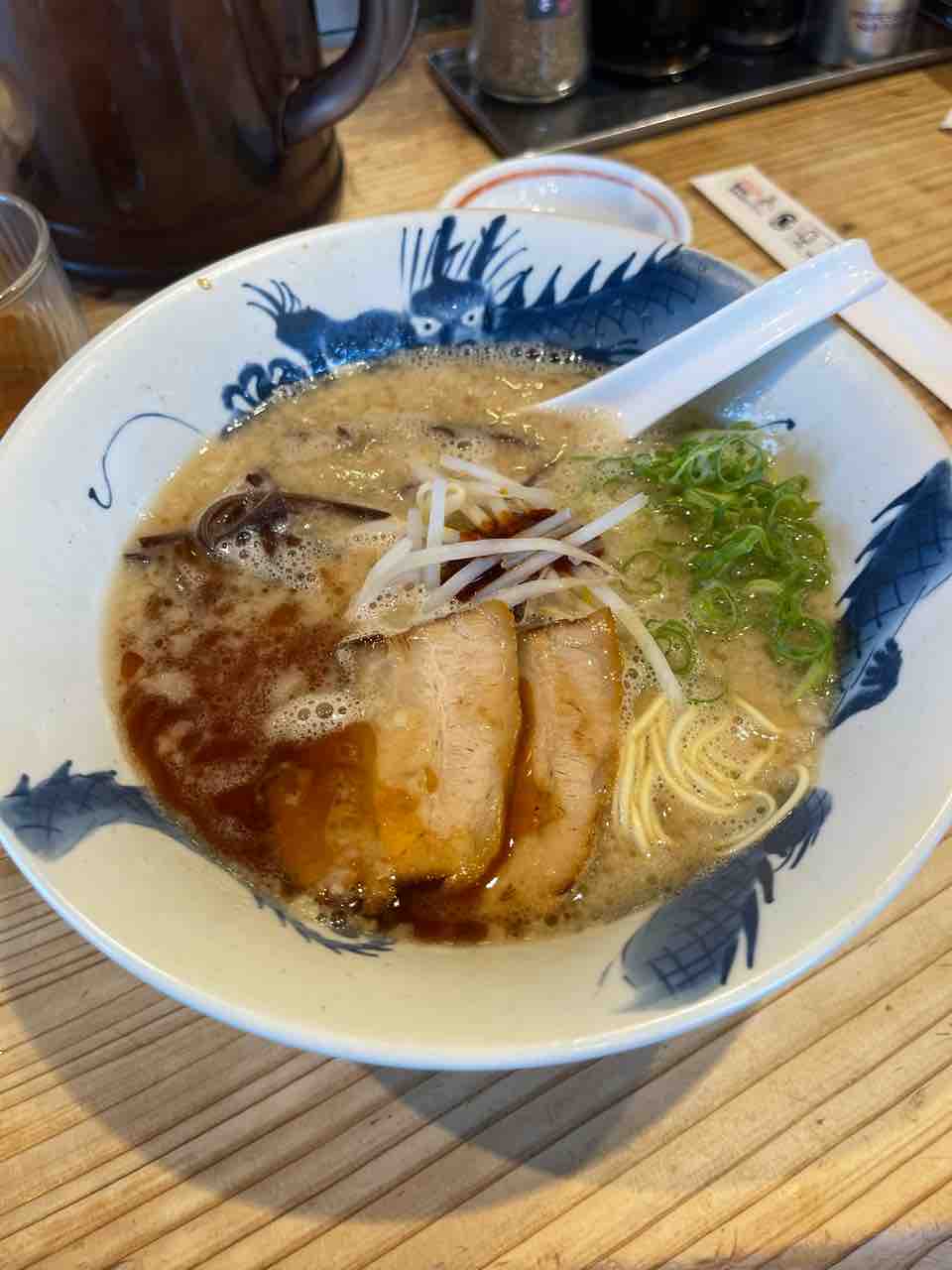ランチ「豊後ラーメン二刀竜 とんこつ こく味ラーメン」in大分県速見郡 : 大分っ子の大分やら別府やらてふてふブログ