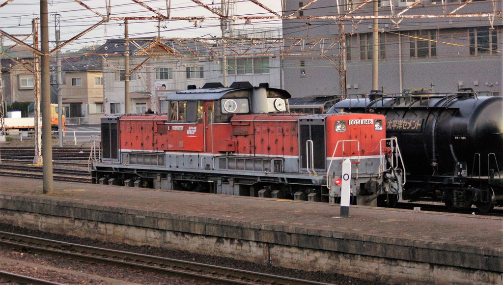 鉄道 DD51 1040 & 新幹線 22-1003＠並河