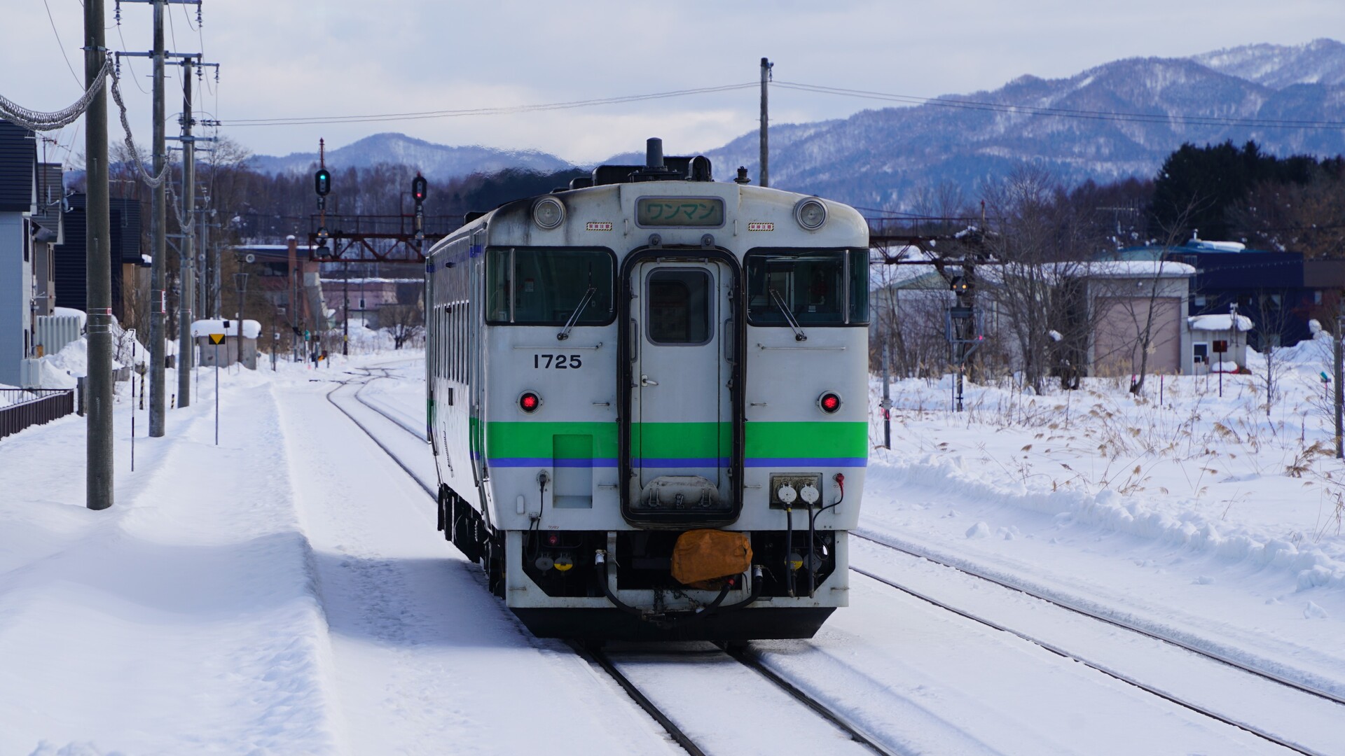 2025年1月JR北海道最後のキハ40 根室本線 滝川ー芦別 その1