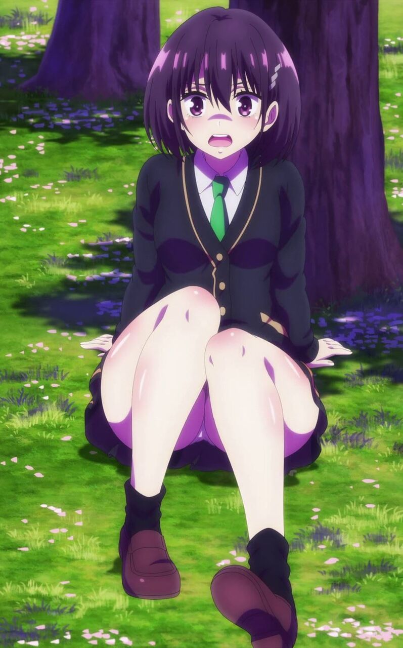 とらいあんぐる ミニスカ パンチラ 