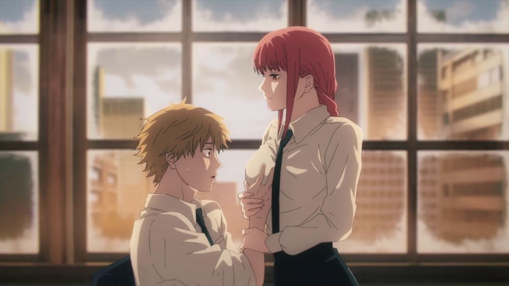 マキマのおっぱい揉むエロ画像 チェンソーマン5話2アニメ