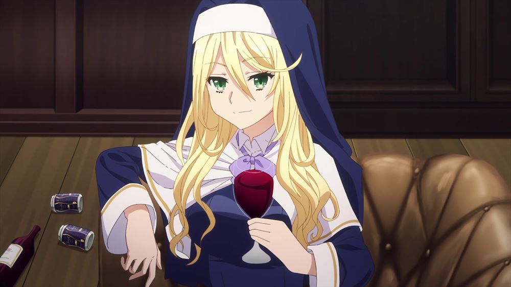 シャロンの太ももエロ画像 Engage Kiss10話2アニメ