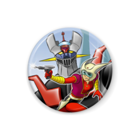 永井豪先生の絵を真似して描いてみた パイルダーon