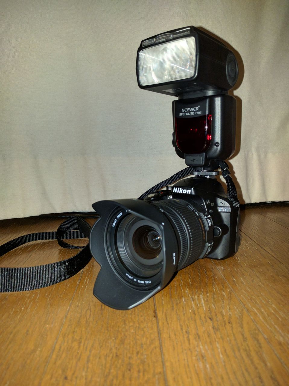 Nikon D3300 Sigma 17 50mm F2 8 Ex Dc Os Hsm Neewer Speedlite 750ii S Abine