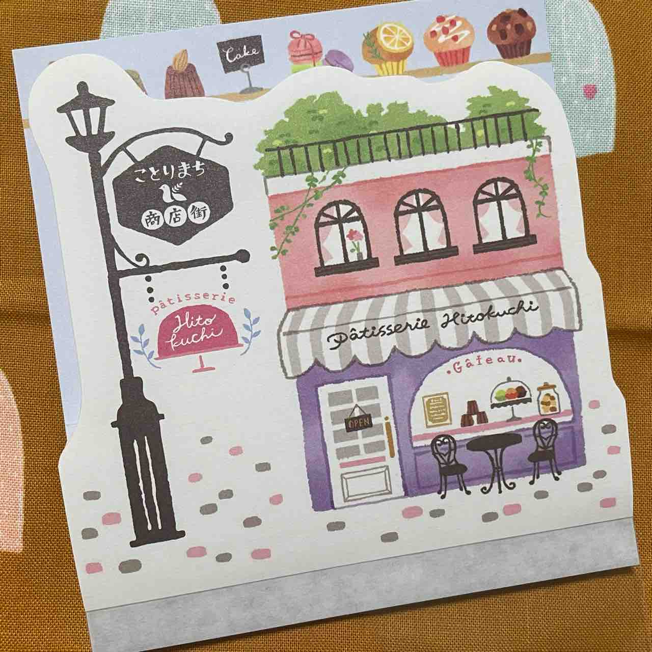 ☆☆メモ帳☆☆  〜28種類のダイカットメモ帳〜 ことりまち商店街のメモ帳のおはなし : 雑貨パトロール